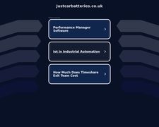 Thumbnail of JustCarBatteries.co.uk