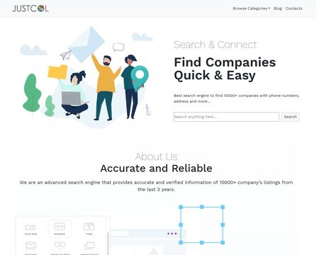 website thubmnail of Justcol