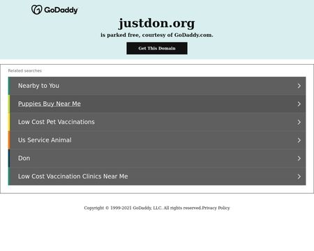 website thubmnail of Justdon.org