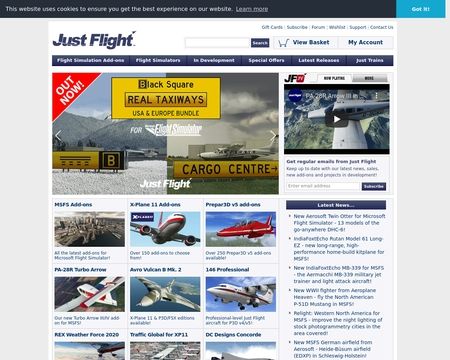 website thubmnail of Just Flight