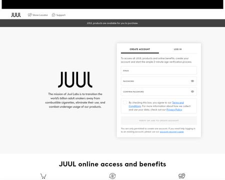 website thubmnail of JUUL