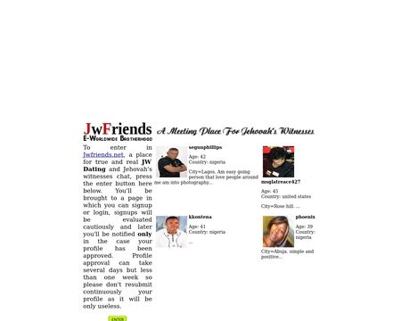 website thubmnail of Jwfriends.net
