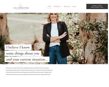 website thubmnail of Kali Coaching