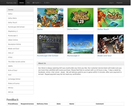 website thubmnail of Kamas.me
