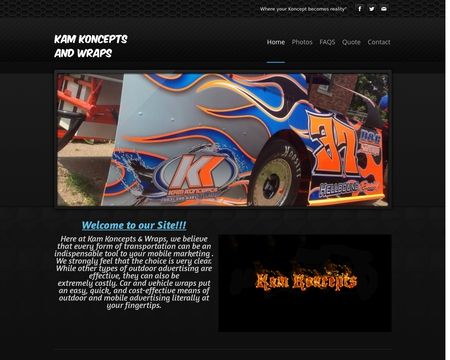 website thubmnail of Kam Koncepts And wraps