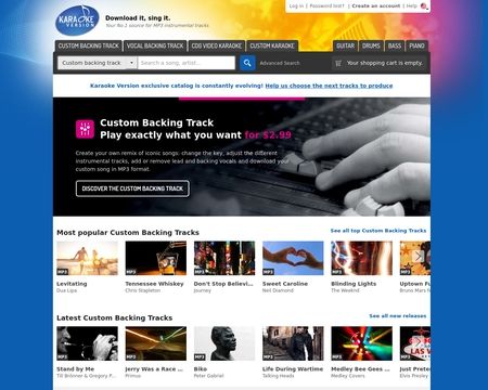 website thubmnail of KaraokeVersion