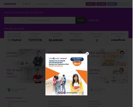 website thubmnail of Kariyer.net