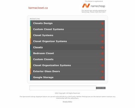 website thubmnail of Karma Closet