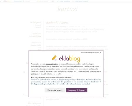 website thubmnail of Kartuzi.eklablog