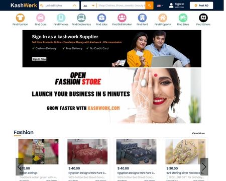 website thubmnail of Kashwork