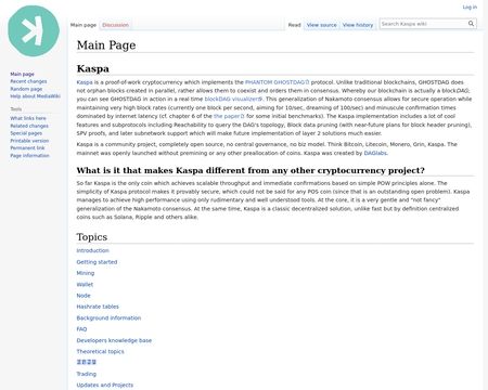 website thubmnail of Kaspawiki.net