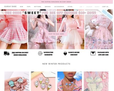 website thubmnail of Kawaii Babe