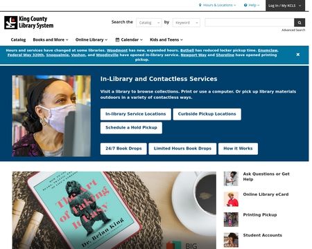 website thubmnail of King County Library System