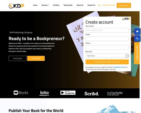 website thubmnail of KDP Digital Publishers