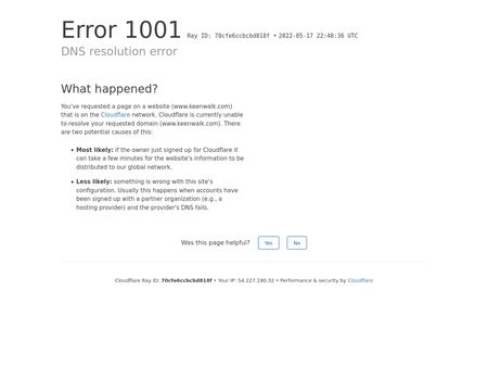 website thubmnail of Keenwalk