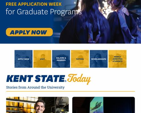 website thubmnail of Kent State University - Online School