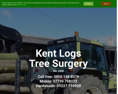 website thubmnail of Kentlogs.co.uk