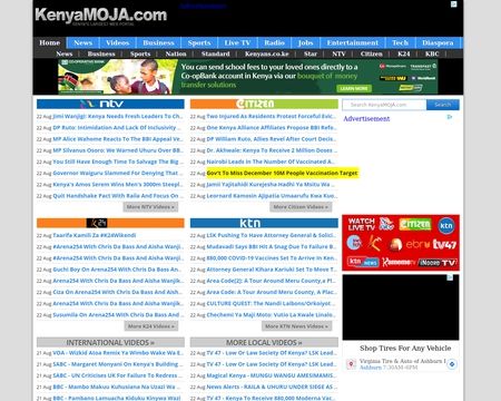 website thubmnail of KenyaMOJA
