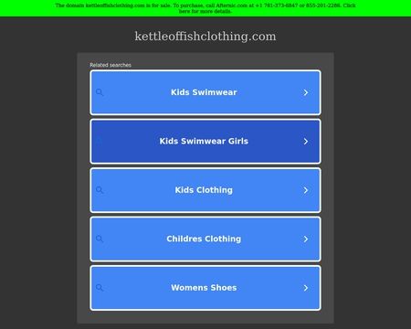 website thubmnail of Kettle of Fish Clothing