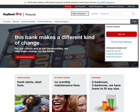 website thubmnail of KeyCorp