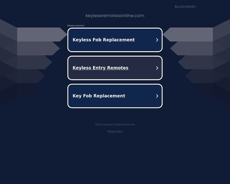 website thubmnail of Keylessremotesonline