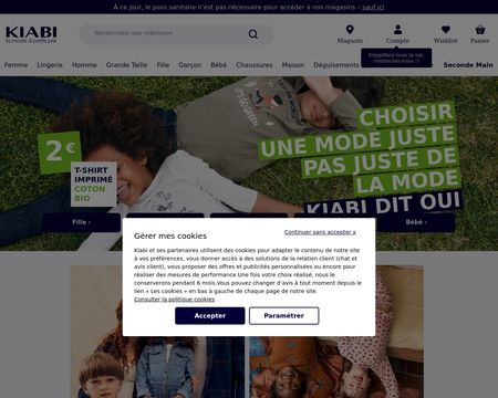 website thubmnail of Kiabi