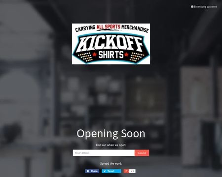 website thubmnail of KickOff Shirts