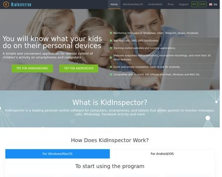 website thubmnail of Kidinspector