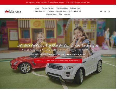 website thubmnail of Kids Carz