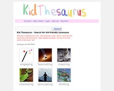 Thumbnail of Kidthesaurus.com