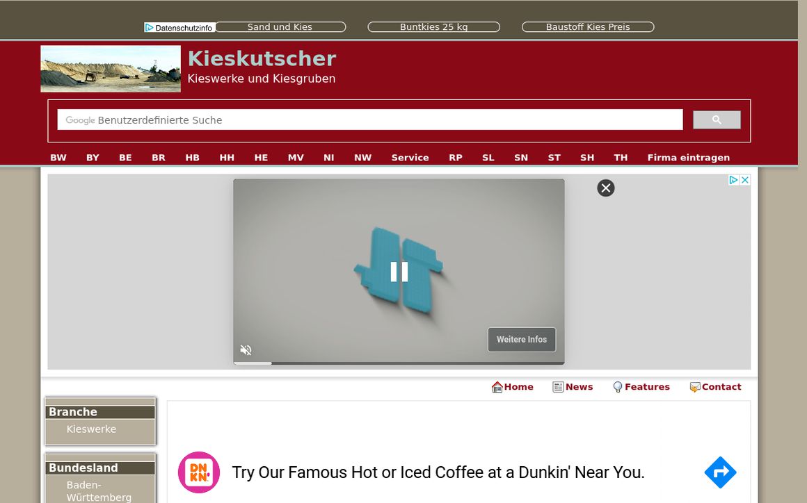 website thubmnail of Kieskutscher.de