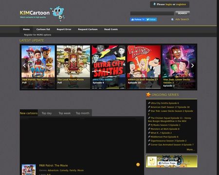 website thubmnail of KimCartoon
