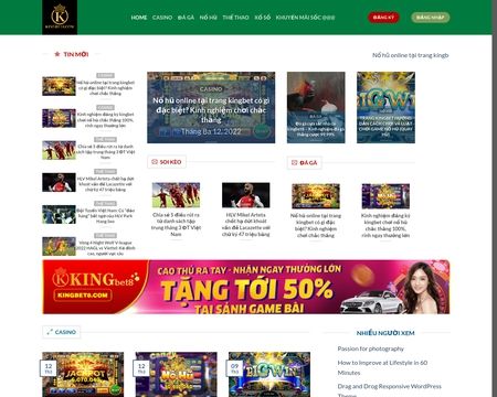 website thubmnail of Kingbetvn.net