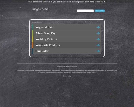 website thubmnail of KingHair