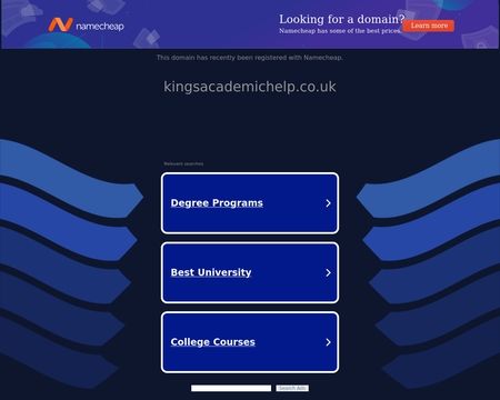 website thubmnail of Kingsacademichelp.co.uk