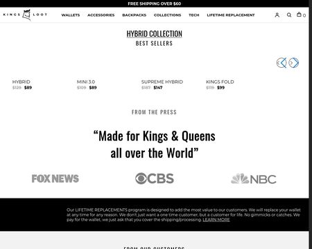 website thubmnail of Kingsloot