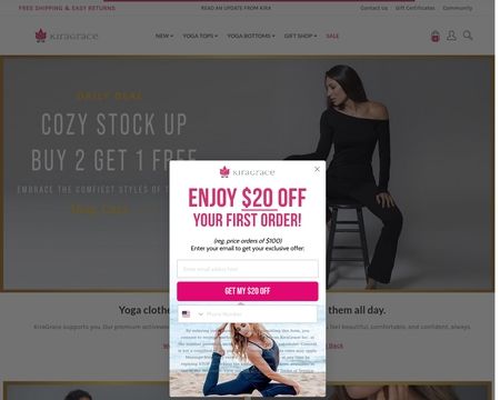 website thubmnail of Kira Grace