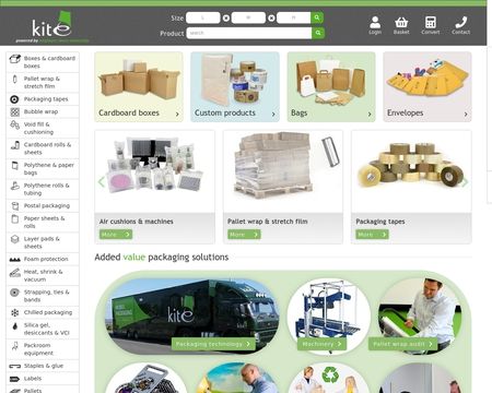 website thubmnail of Kite Packaging