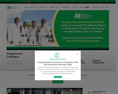 website thubmnail of Kiu.ac.ug