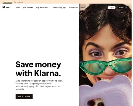 website thubmnail of Klarna