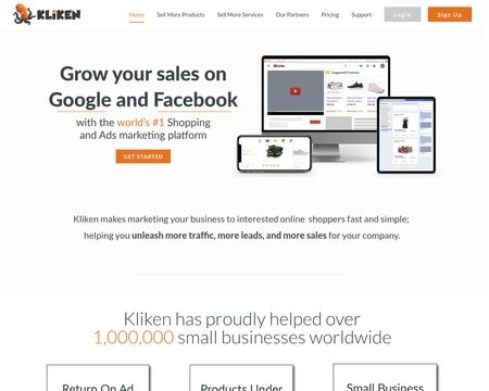 website thubmnail of Kliken