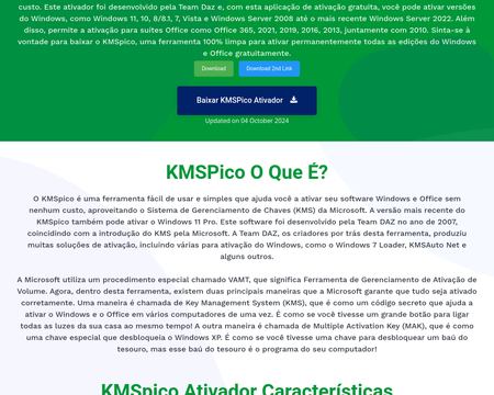 website thubmnail of Kmspico.net.br