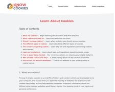 Thumbnail of Knowcookies.com