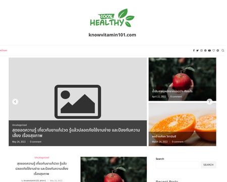 website thubmnail of Knowvitamin101