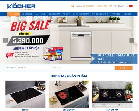 website thubmnail of Kocher.vn