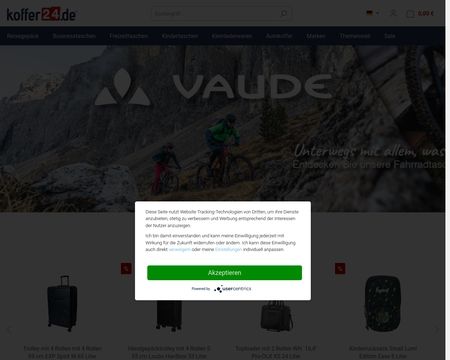 website thubmnail of Koffer24.de