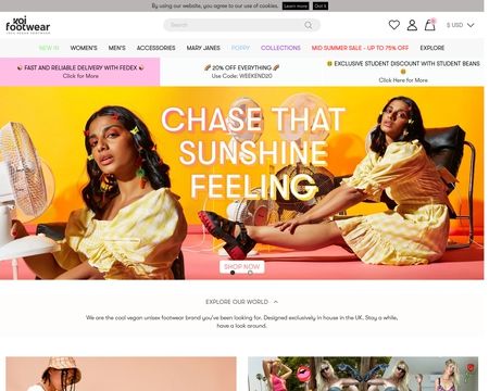 website thubmnail of Koifootwear