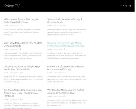 website thubmnail of Kokoaatv