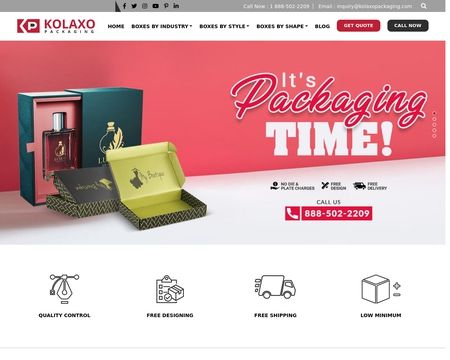 website thubmnail of Kolaxo Packaging USA