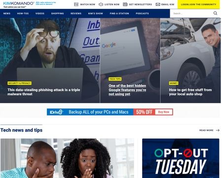 website thubmnail of Kim Komando